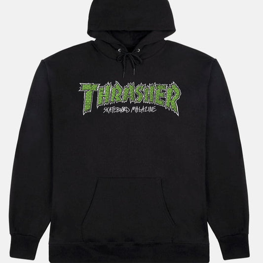 Thrasher | Brick Pullover Sweatshirt - Black