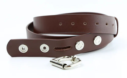Funk Plus | Plain Brown Leather Belt