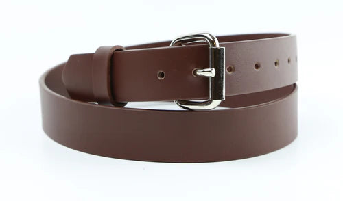 Funk Plus | Plain Brown Leather Belt
