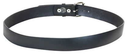 Funk Plus | Plain Black Leather Belt