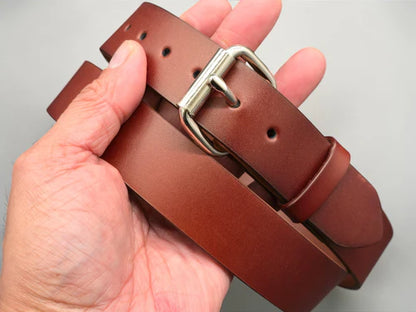 Funk Plus | Plain Brown Latigo Leather Belt