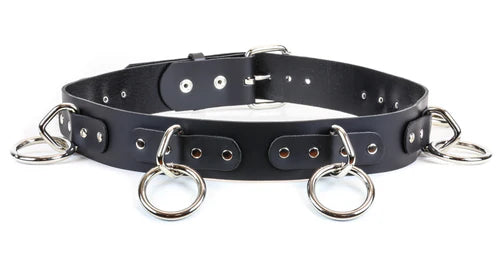 Funk Plus | Leather Bondage Belt - Black