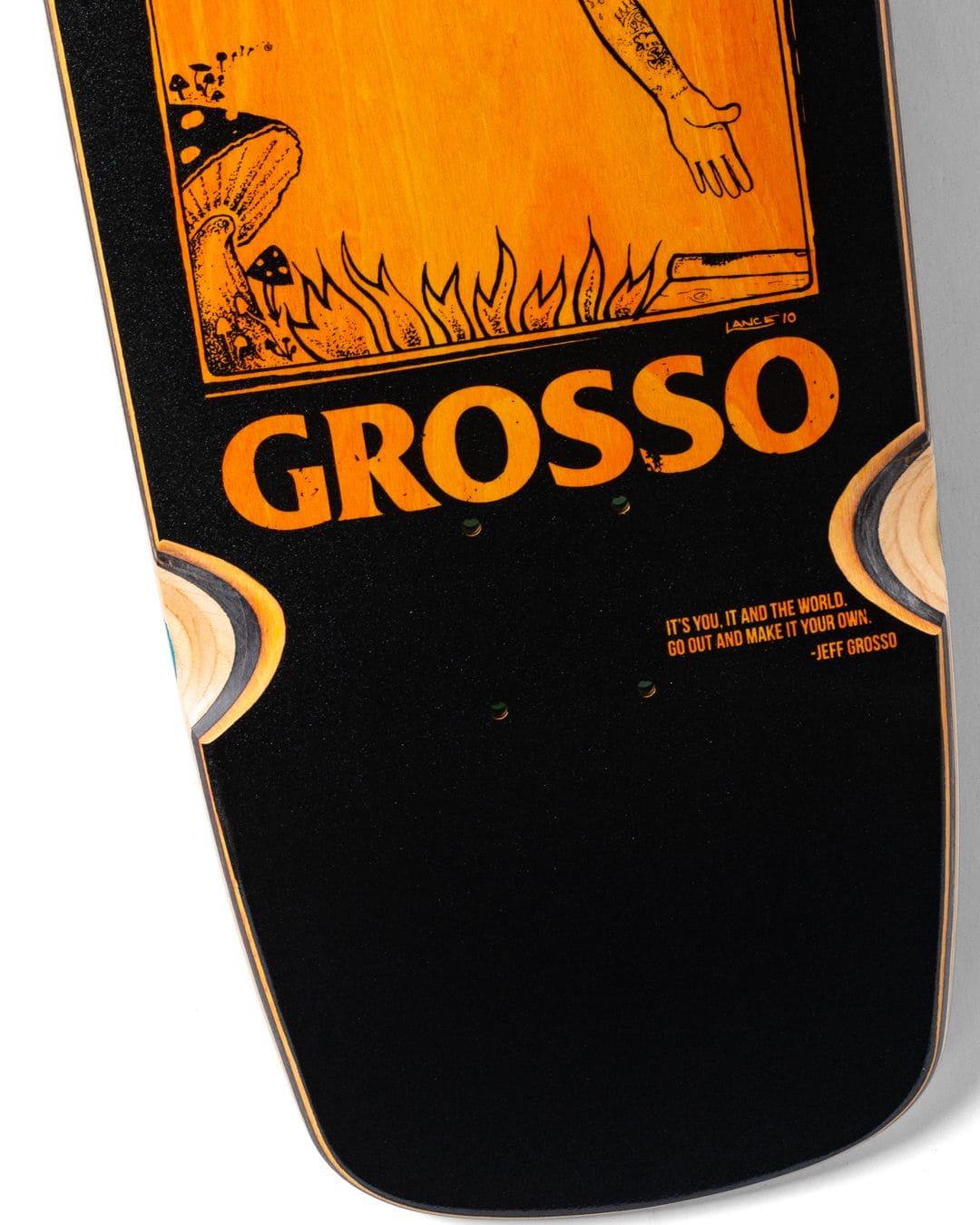 Anti-Hero | 9.25" Skateshop Day 2025 Grosso Hand Plant Deck - Black (Various Colors)