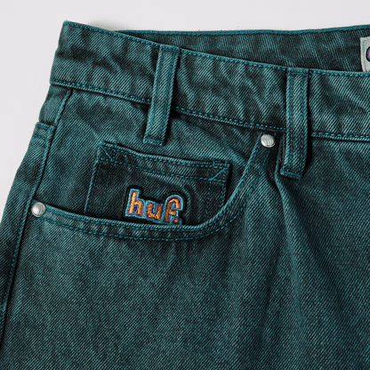 HUF | Cromer Washed Denim Pants - Sea Green
