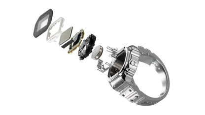 Casio | CRW001-1 G-Shock Nano Ring Watch - Stainless Steel Silver
