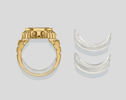 Casio | CRW001G-9 G-Shock Nano Ring Watch - Gold Stainless Steel