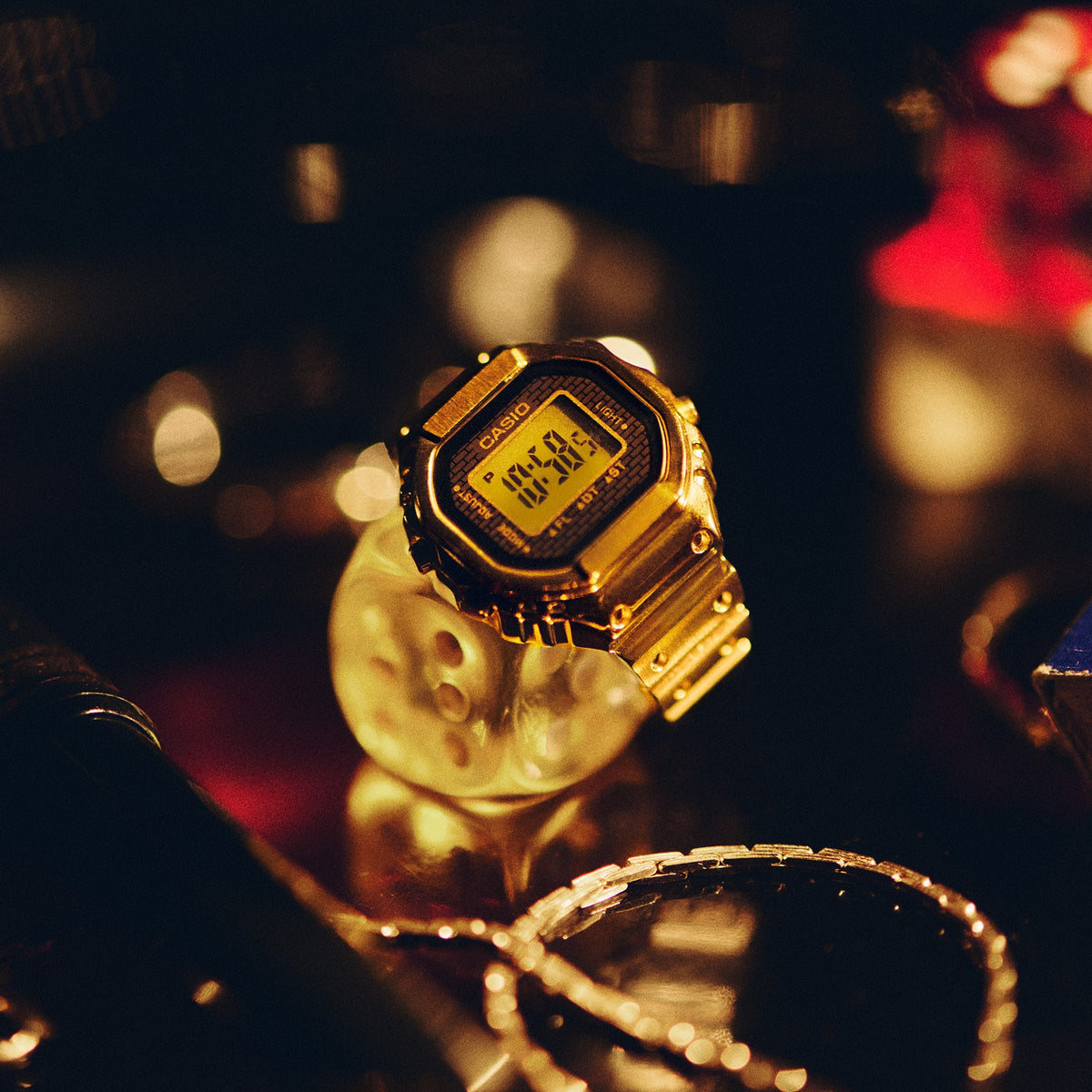 Casio | CRW001G-9 G-Shock Nano Ring Watch - Gold Stainless Steel