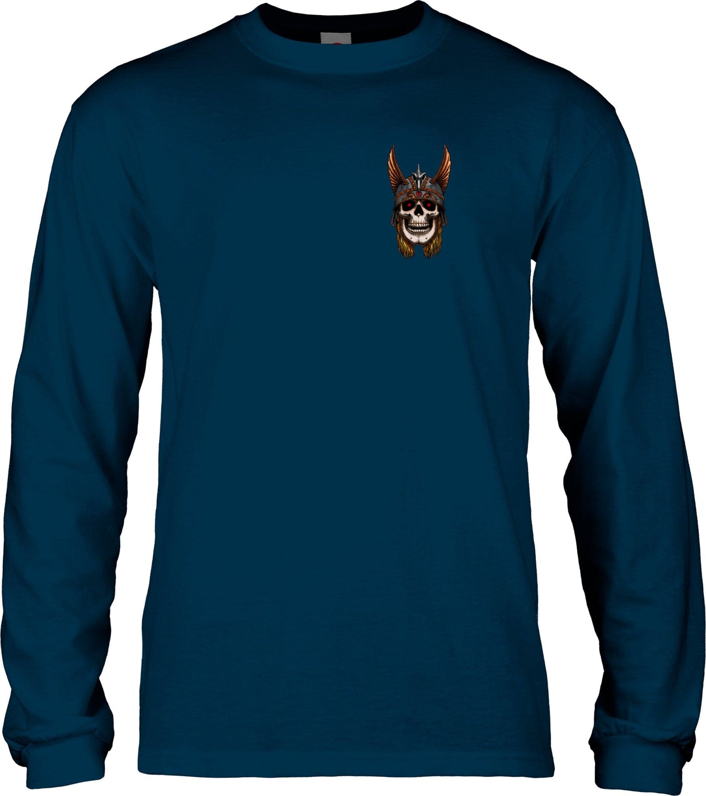 Powell Peralta | Andy Anderson Skull Longsleeve Shirt - Navy