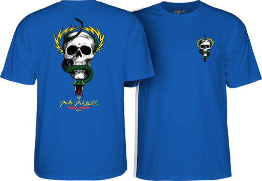 Powell Peralta | McGill Skull & Snake T-Shirt - Royal Blue