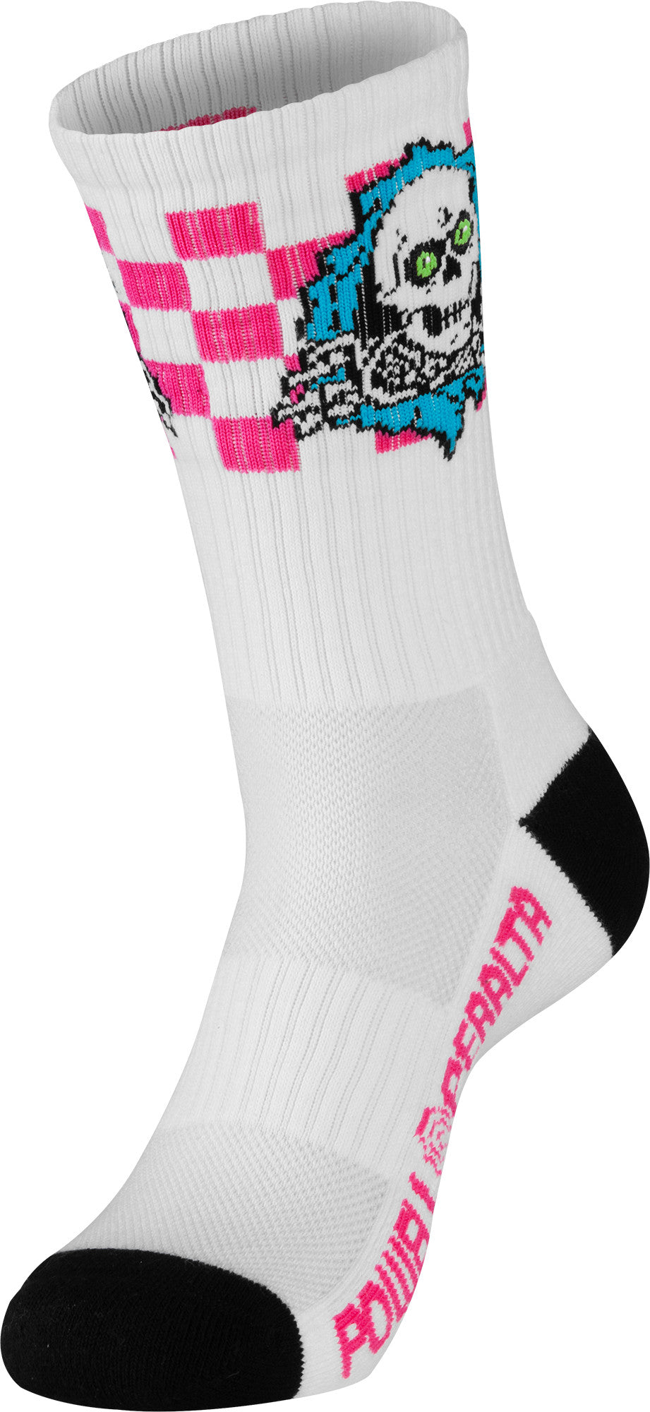 Powell Peralta | Ripper Socks Checker White/Pink/Blue - 8-12
