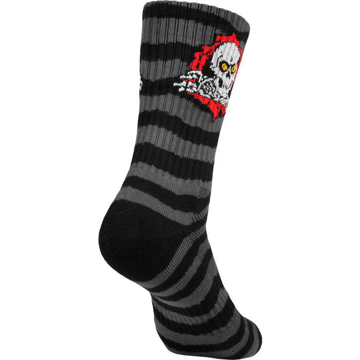 Powell Peralta | Ripper Socks Stripes Charcoal Black - 8-12