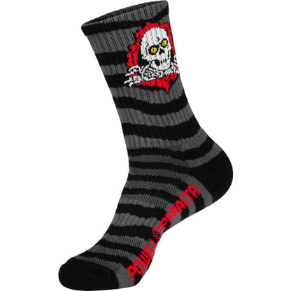 Powell Peralta | Ripper Socks Stripes Charcoal Black - 8-12