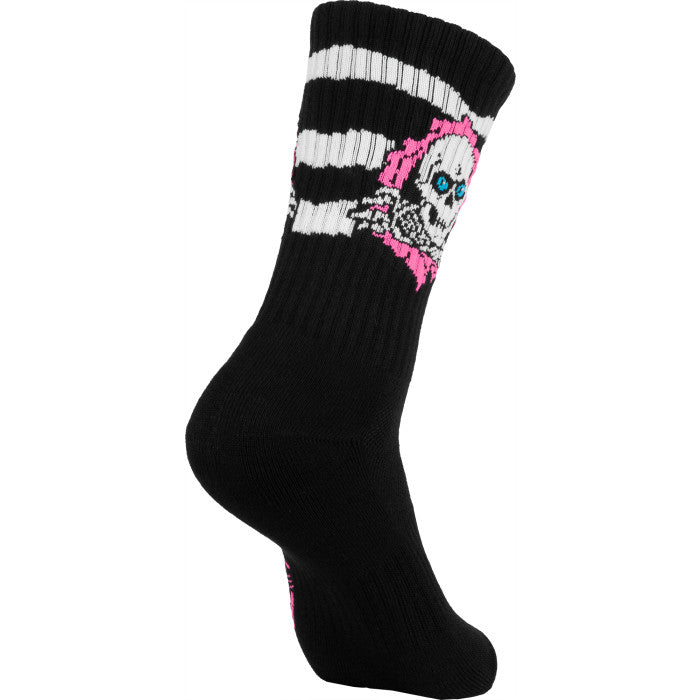 Powell Peralta | Ripper Socks Stripes Black/Pink - 8-12