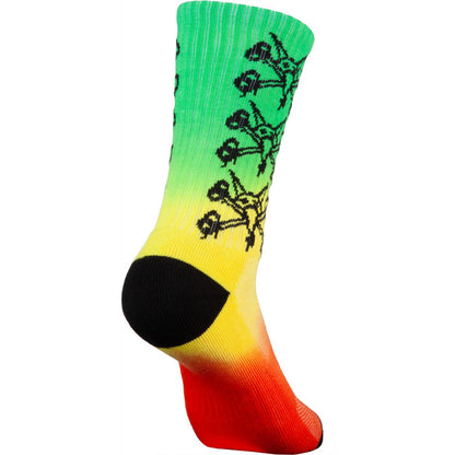 Powell Peralta | Vato Rats Socks - Rasta Fade - 8-12