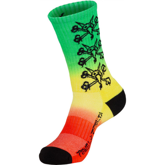 Powell Peralta | Vato Rats Socks - Rasta Fade - 8-12