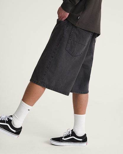 Vans | Check - 5 Baggy Denim Shorts - Washed Black
