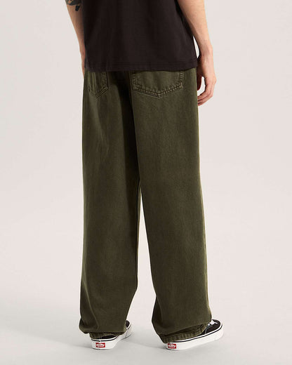 Vans | Check-5 Loose Denim Pants - Mossy Olive