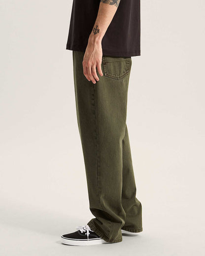Vans | Check-5 Loose Denim Pants - Mossy Olive