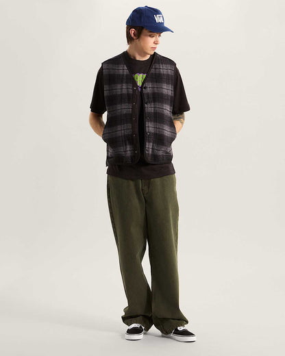 Vans | Check-5 Loose Denim Pants - Mossy Olive