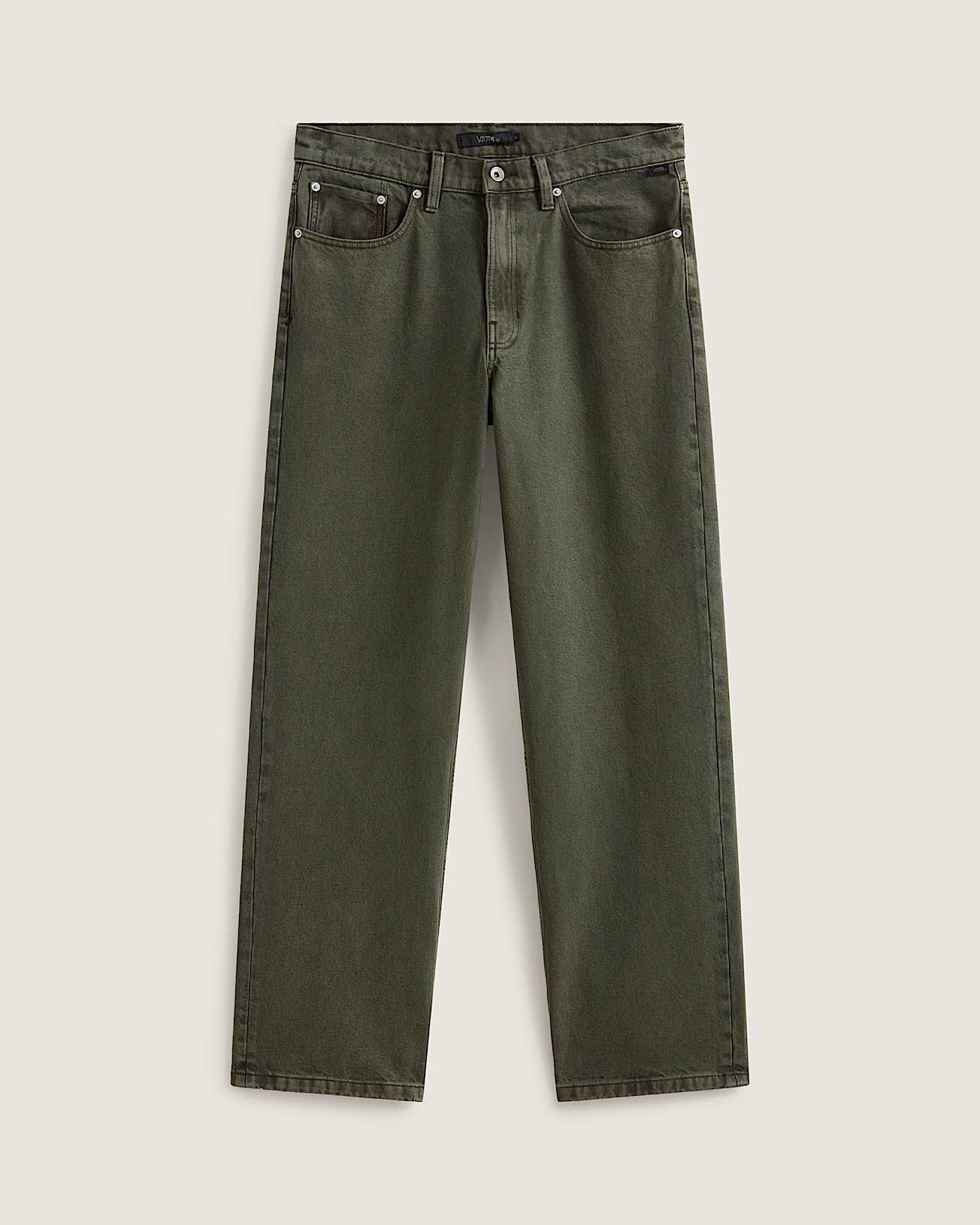 Vans | Check-5 Loose Denim Pants - Mossy Olive
