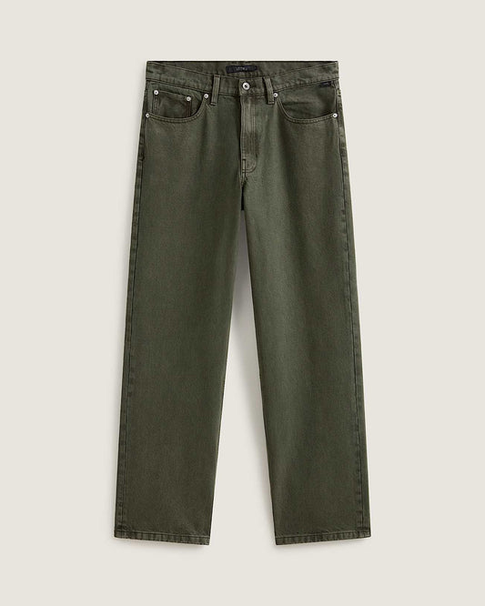 Vans | Check-5 Loose Denim Pants - Mossy Olive