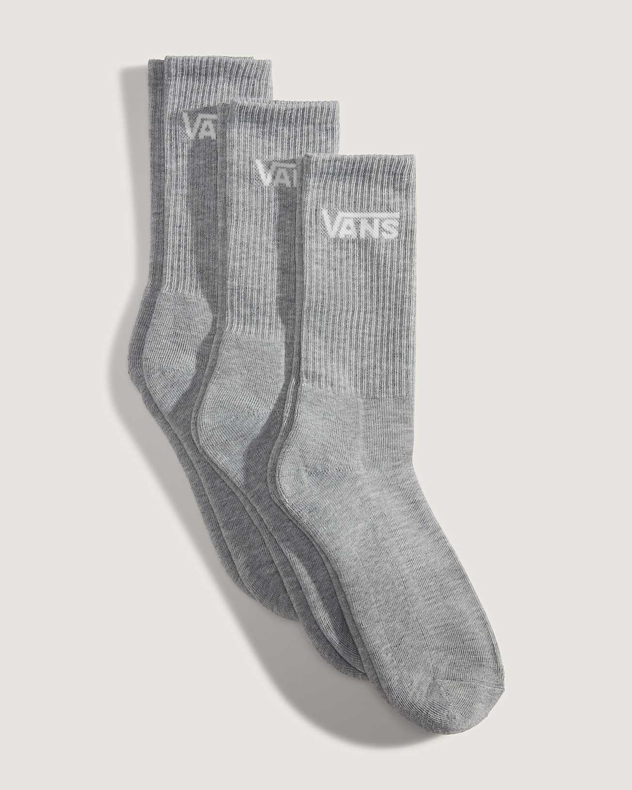 Vans | 3 Pack Classic Crew Socks - Grey