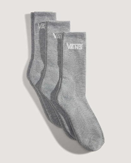 Vans | 3 Pack Classic Crew Socks - Grey