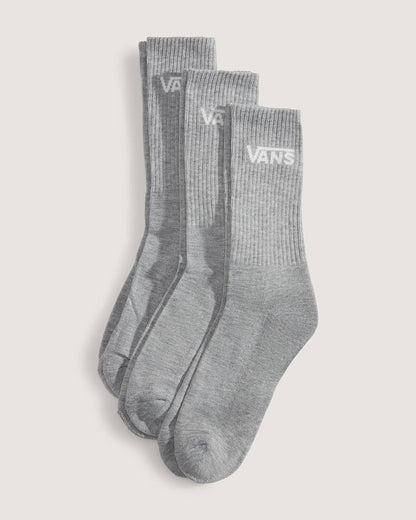Vans | 3 Pack Classic Crew Socks - Grey