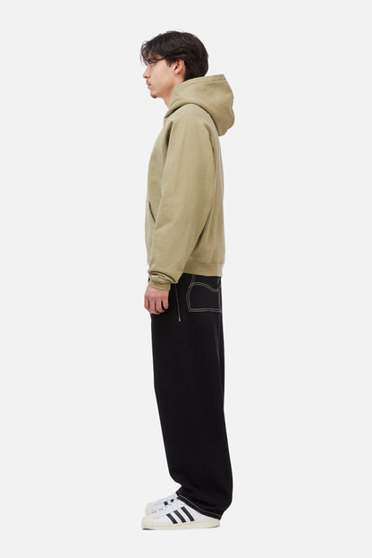 Dime | Classic Small Logo Heavyweight Hoodie - Military Olive