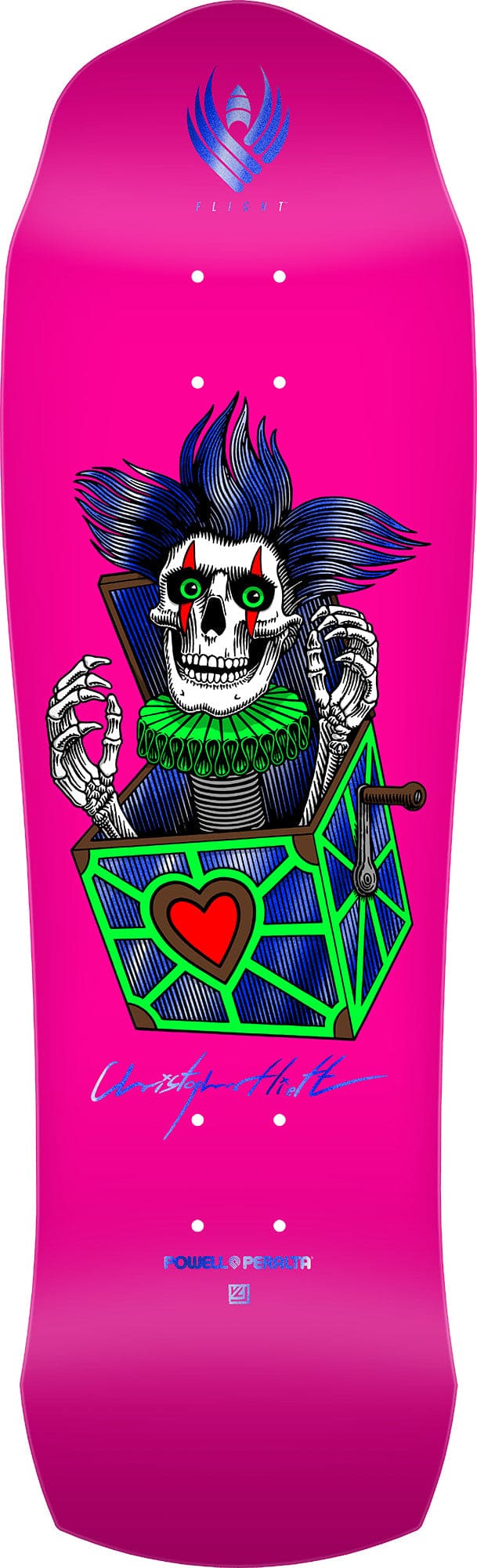 Powell Peralta | 9.5" Chris Hiett Skull Flight Deck