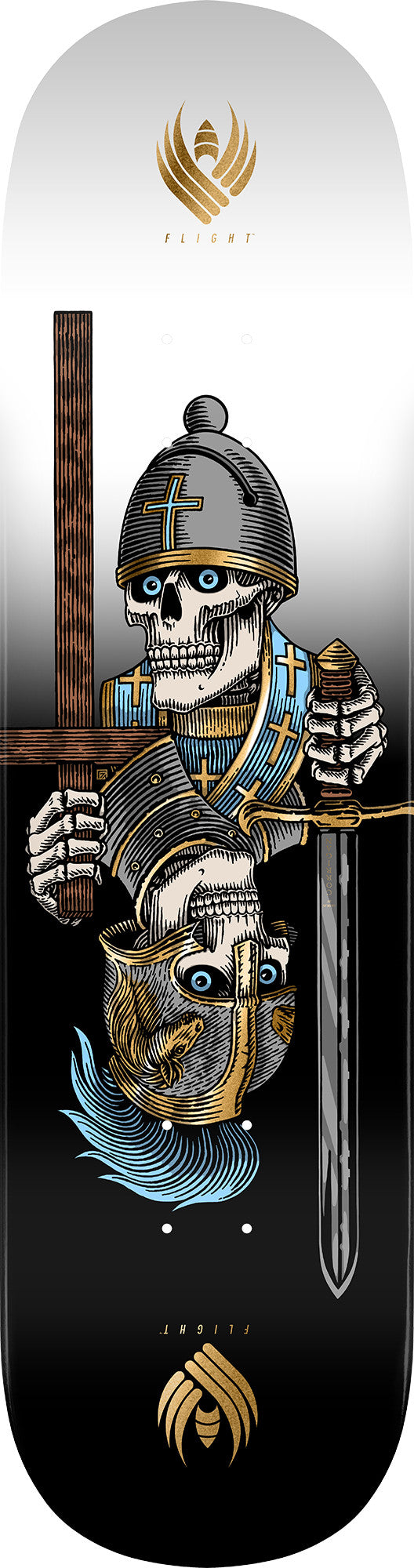 Powell Peralta | 8.42" Dan Corrigan Chess Skulls FLIGHT Skateboard Deck