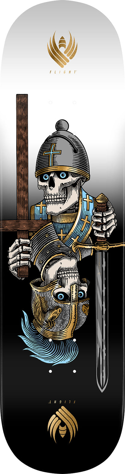 Powell Peralta | 8.42" Dan Corrigan Chess Skulls FLIGHT Skateboard Deck