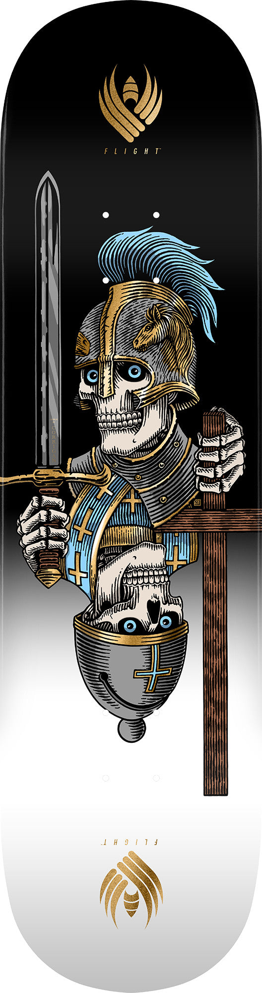 Powell Peralta | 8.42" Dan Corrigan Chess Skulls FLIGHT Skateboard Deck