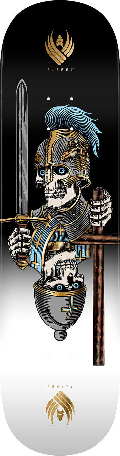 Powell Peralta | 8.42" Dan Corrigan Chess Skulls FLIGHT Skateboard Deck