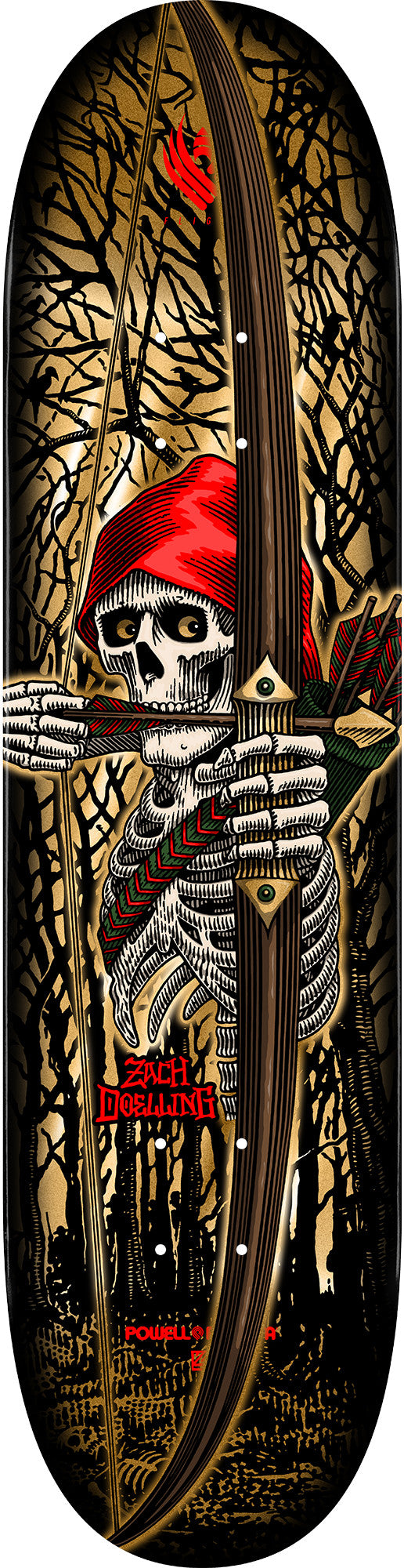 Powell Peralta | 8.3" Zach Doelling Archer FLIGHT Skateboard Deck