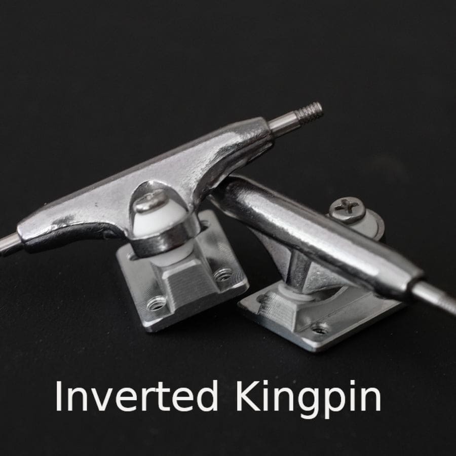 34mm Fingerboard Trucks - Inverted Kingpin - Chrome