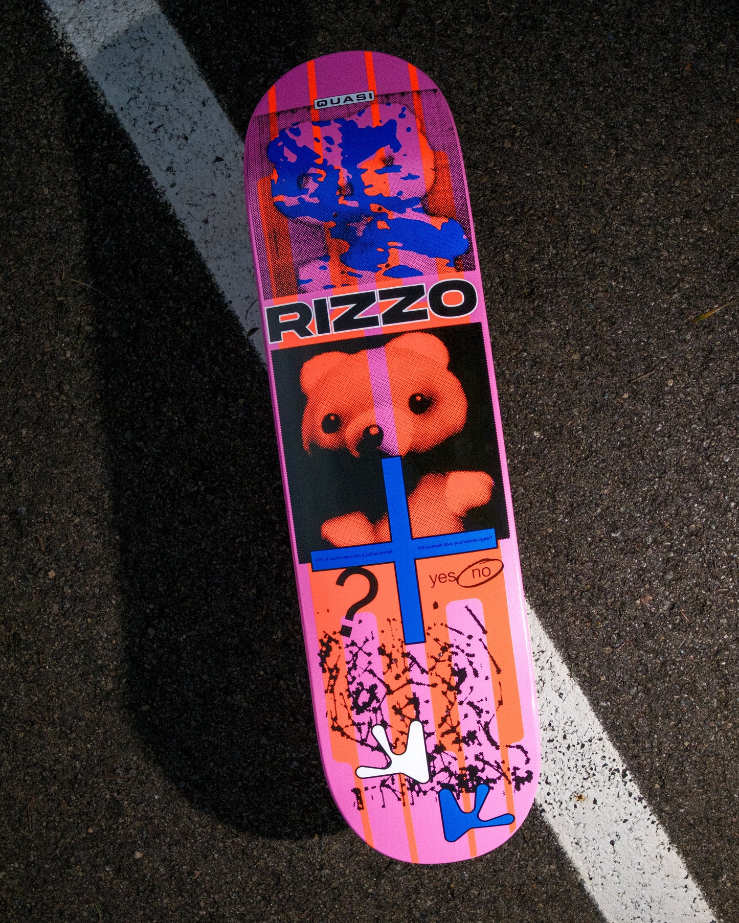 Quasi | 8.125" Rizzo Stuffie Skateboard Deck