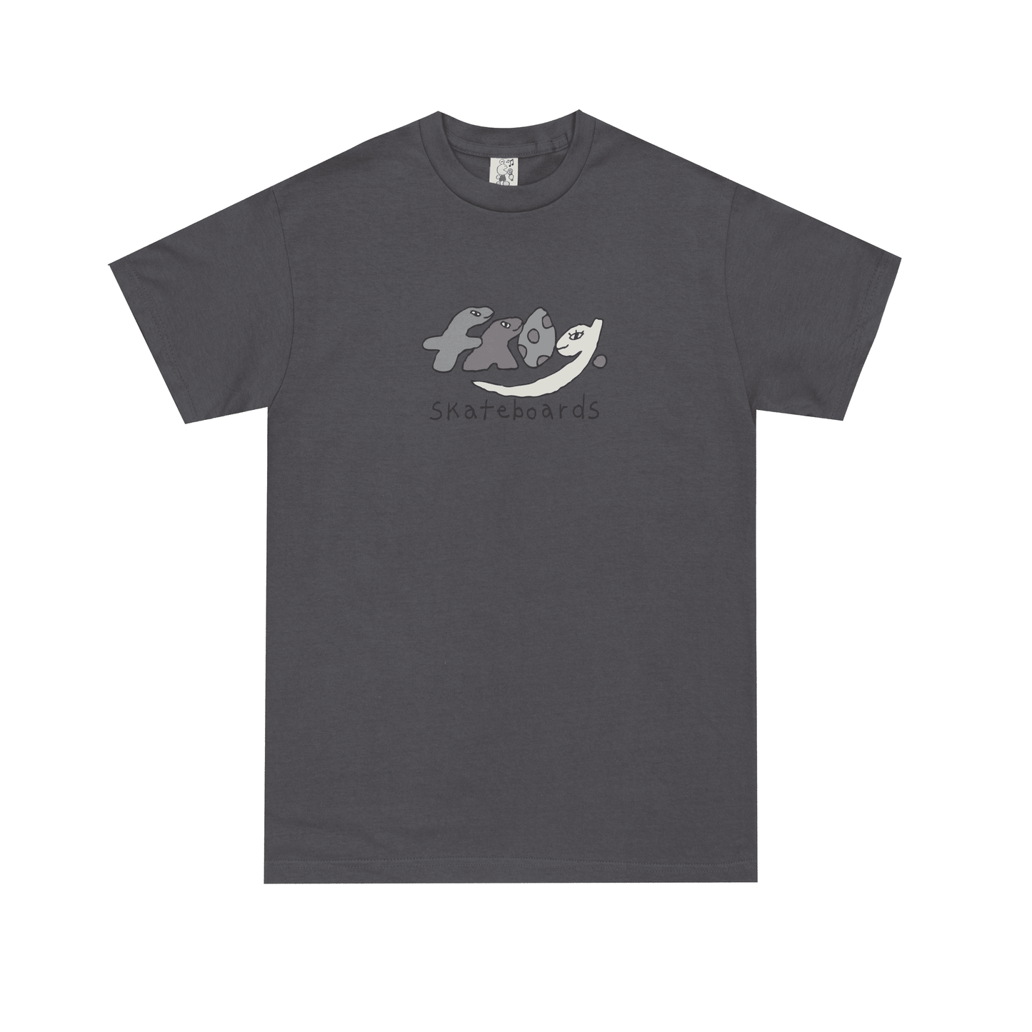 Frog | Dino Logo Shirt - Charcoal