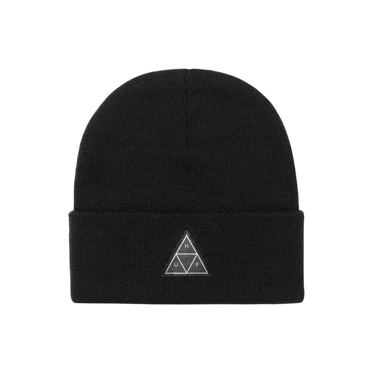 HUF | Essentials Triple Triangle Cuff Beanie - Black