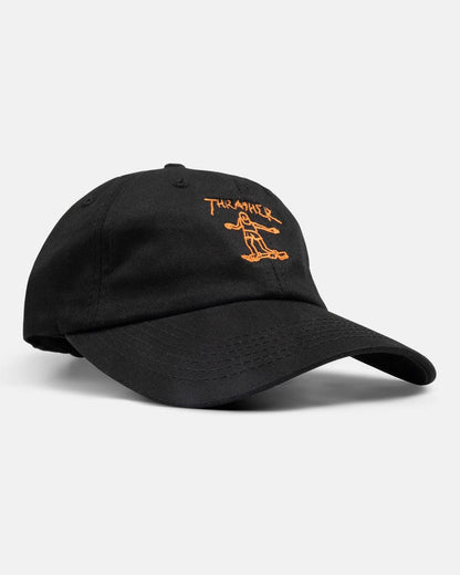 Thrasher | Gonz Old Timer Hat - Black/Orange