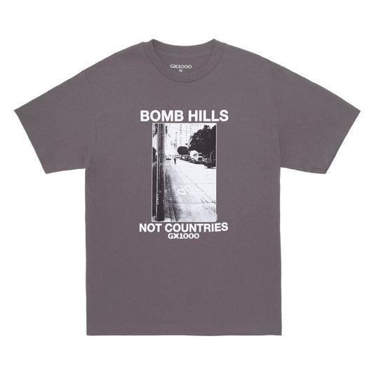 GX1000 | Bomb Hills Not Countries Shirt - Charcoal