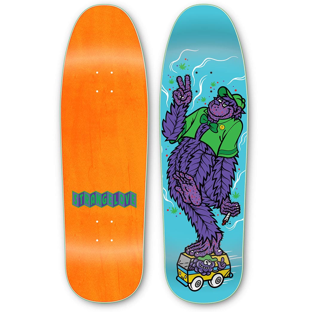 Strangelove | 9.75" Grape Ape Deck - Aqua Blue