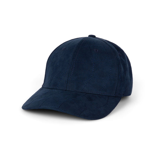 Dime | Wave Quilted Full Fit Hat - Indigo