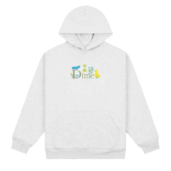 Dime | Classic Cross Stitch Hoodie - Ash