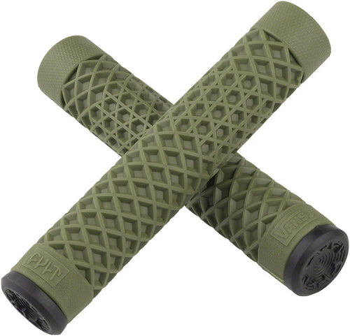Cult | Vans Flangeless BMX Bike Grips - Army Green