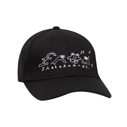 Frog | Happy Frog Hat - Black