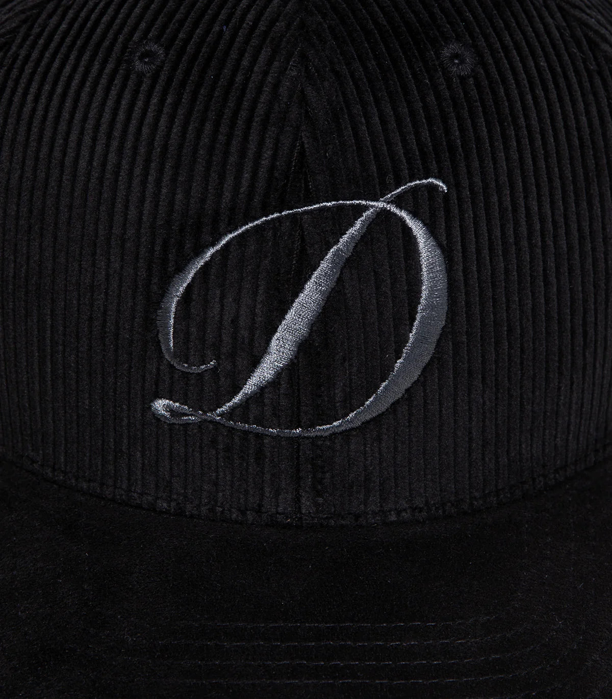 Dime | Cord Full Fit Hat - Black