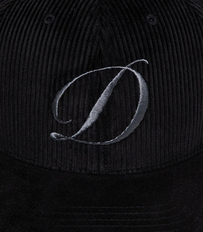 Dime | Cord Full Fit Hat - Black