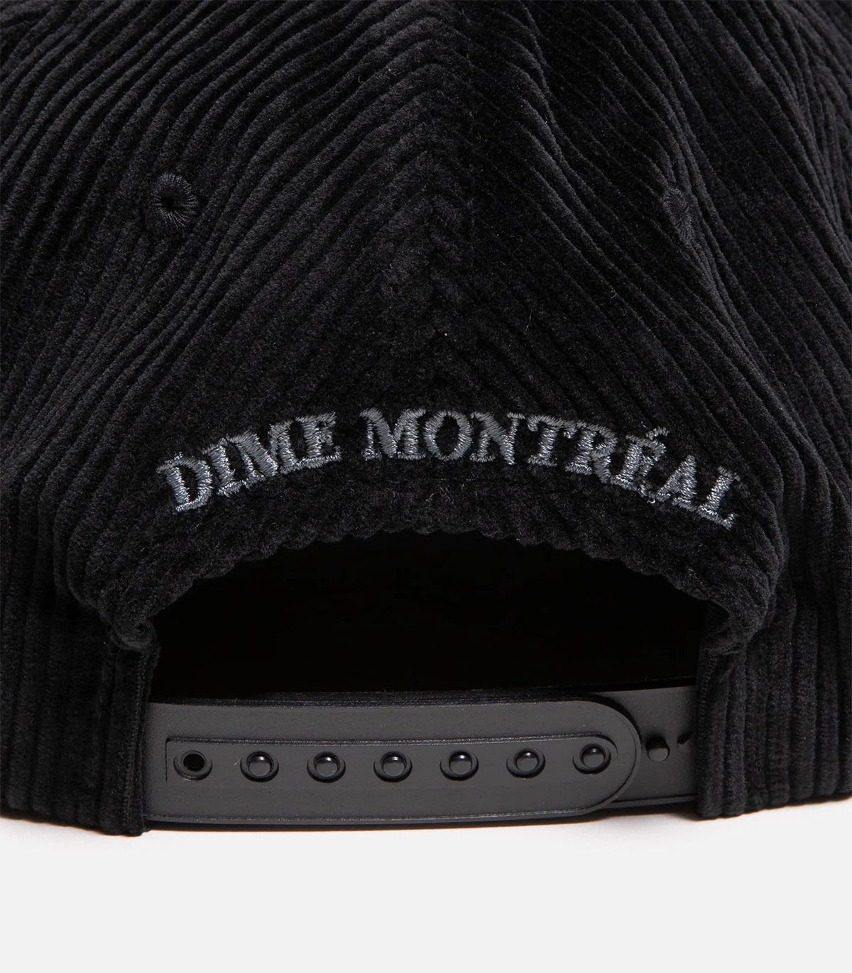 Dime | Cord Full Fit Hat - Black
