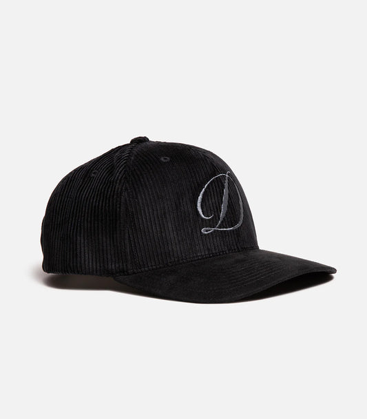 Dime | Cord Full Fit Hat - Black